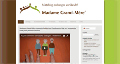 Desktop Screenshot of madame-grand-mere.com